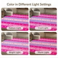 thumbnail image 7 of ODIKA Large Pink Stripe Clusters Polka Dot Border Ombre Gradient Watercolor for Playroom, Bedroom, Reading Nook, Pet Friendly & Kids Safe Play, 7 of 7