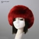 thumbnail image 4 of Gorro grueso de piel sintética para otoño e invierno, gorro vacío, gorro cálido, anillo, accesorios para la cabeza, gorro de felpa de zorro de moda para mujer, 4 of 5