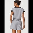 thumbnail image 4 of Pantalones Cortos Deportivos de Yoga y Danza para Mujer, de Verano, para Ciclismo, Senderismo, Color Gris, Talla M, 4 of 7