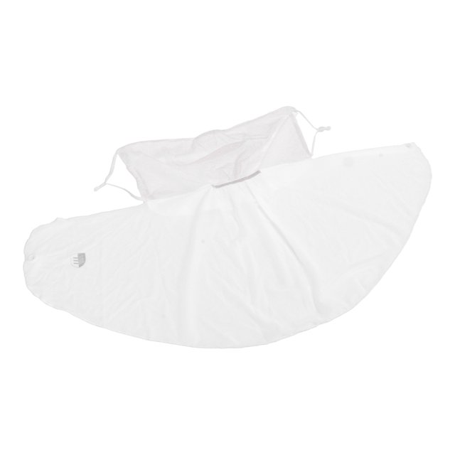 Protector Solar Para La Cara, Protección UV Para La Cara, No Se Encoge, Seda Helada, Lavable, Ajustable, 3 Capas Para Viajar ANGGREK Blanco
