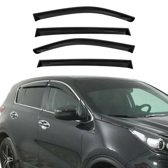 Window Visor Vent Rain Guard Deflector for BMW X1 E84 2010-2015 Acrylic Smoke 4x