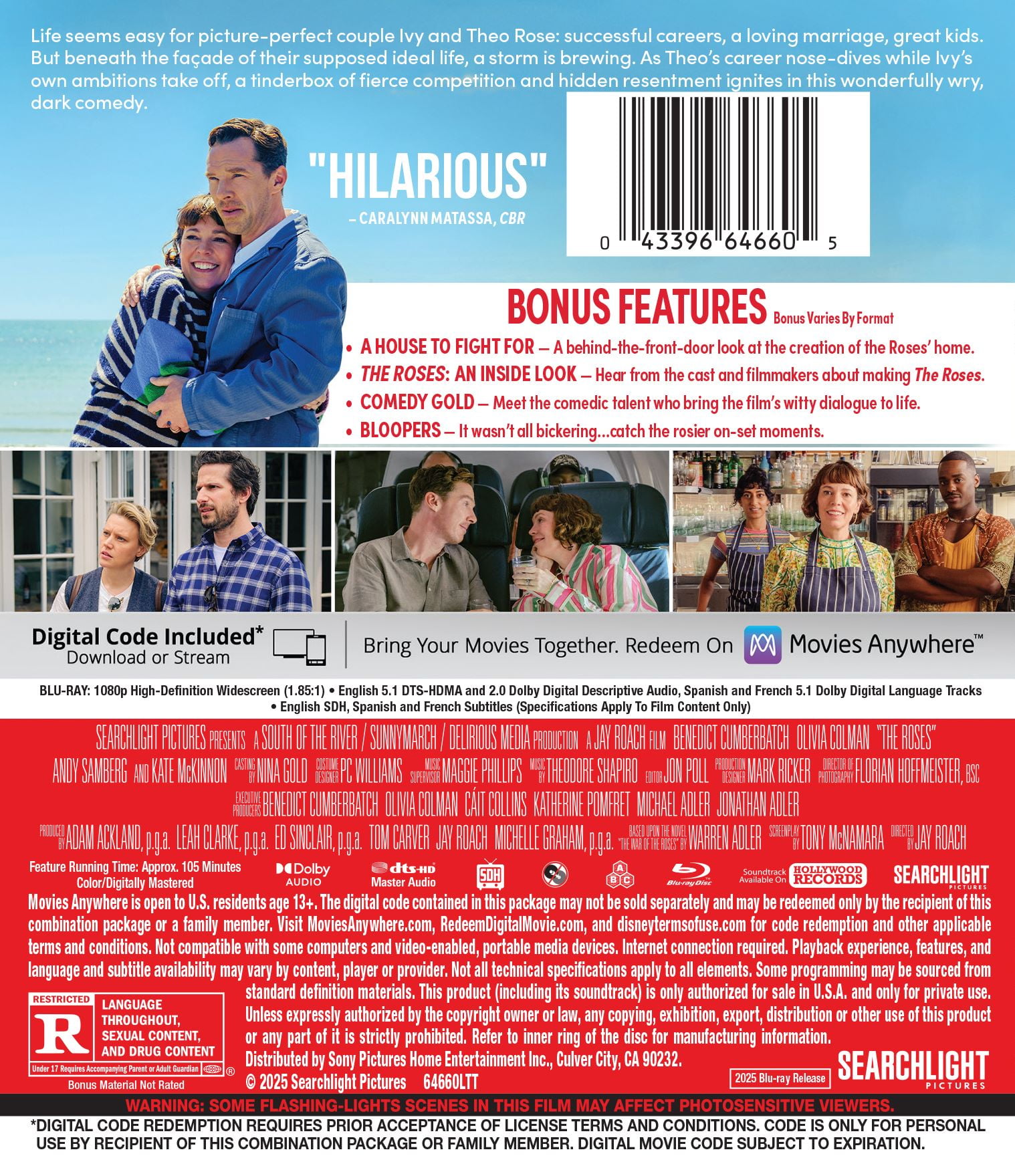 The Roses (Blu-ray + Digital Copy) Disney, Comedy, Drama - Walmart.com