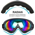 thumbnail image 3 of Motorcycle Goggles,2 Pack Dirt Bike ATV Motocross Riding Hiking Protective with 2 Pack Neck Breathable Bandana Mask, 3 of 7
