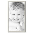 thumbnail image 2 of ArtToFrames 22" x 40" Slanted Lip White Picture Frame, 22x40 inch White Wood Poster Frame (WOM-4825),  Pack, 2 of 7