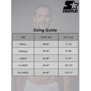 Starter Mens and Big Men’s Stretch Cotton Boxer Briefs, 6-Pack, Sizes S-5X