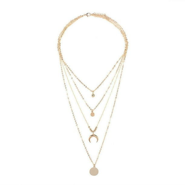 Necklaces Pendants for Women Girls Layered Rhinestone Choker Neck