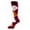 USH368-Dark Orange and Heather Chanpagne Argyle on Bright Maroon/Wine, variant on Spotlight Hosiery shades of MAROON/BURGUNDY/RED Men's Groomsmen's Dress Socks