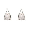 thumbnail image 3 of Youkk Sac Fourre-Tout Polyvalent pour une Polyvalence Sans Effort Fonctionnel et Beau Blanc 2ensemble, 3 of 6