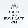 thumbnail image 2 of CafePress - Keep Calm And Boot Camp ON Body Suit - Baby Light Bodysuit, Size Newborn - 24 Months, 2 of 4