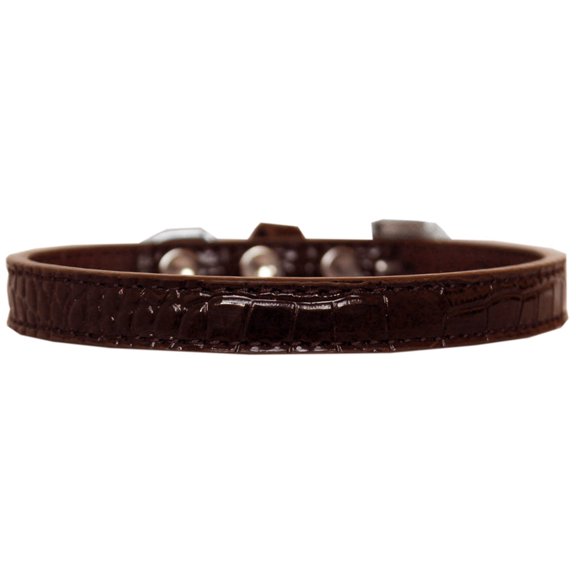 Dog, Puppy Pet Designer Croc Collar, "Wichita Plain 1/2" Wide"