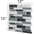thumbnail image 3 of SHAR Peel and Stick Kitchen Backsplash Wall Tile - 12"x12" - (10 Tiles), 3 of 5