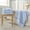 Light Blue, variant on WelHome 100% Cotton 6-Piece Ultra SOFT TWIST Towel Set, 600 GSM, 2 Bath Towels 30" x 54", 2 Hand Towels, 2 Washcloths, Highly Absorbent, Bathroom Towel for Everyday Use, Navy Blue