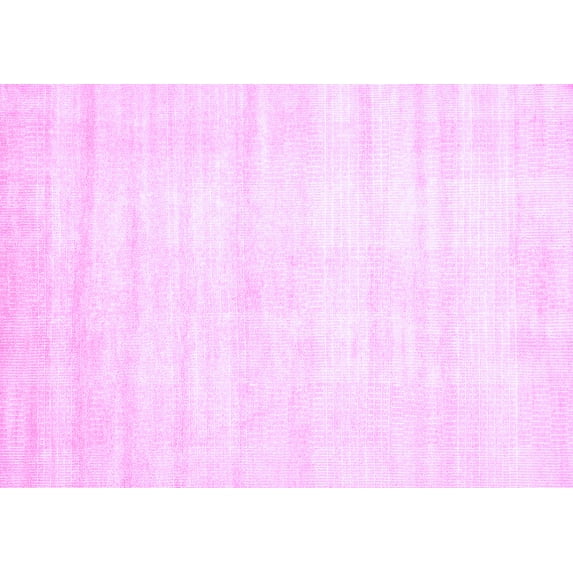 Ahgly Company Indoor Rectangle Solid Purple Modern Area Rugs, 7' x 10'