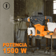 thumbnail image 4 of Rotomartillo electroneumático  Bloosom 32 G negro y naranja, 4 of 5