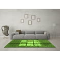 thumbnail image 3 of Ahgly Company Indoor Round Oriental Green Modern Area Rugs, 7' Round, 3 of 4