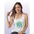thumbnail image 2 of Rainbow Hope Collection C. Racerback Tank Women -June Erica Vess Designs, Female x-Large, 2 of 4