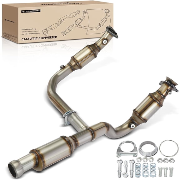 A-Premium Catalytic Converter Kit Direct-Fit Compatible with 2009-2014 Chevy & GMC - Avalanche, Silverado 1500, Suburban, Tahoe, Sierra 1500, Yukon, Yukon XL 1500-4.3L 4.8L 5.3L 6.0L - EPA Compliant