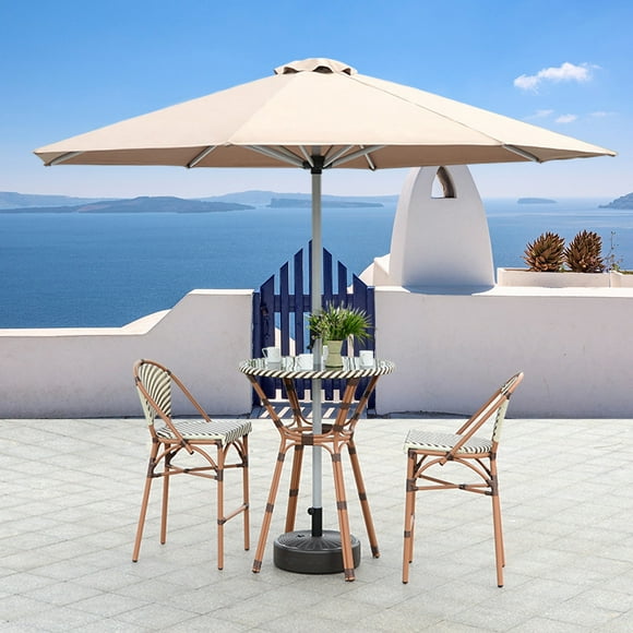 SZXZYGS Jardin Terrasse Cour Plage Piscine Marché Table Parasol à 6 Nervures