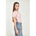 thumbnail image 2 of Crop top basico acanalado /Juvenil, 0177 (Rosa) rosa M, 2 of 5