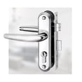 thumbnail image 4 of Nestingho Cerradura Para Puerta De Hogar En Inoxidable Con Elegante Y Alta Resistencia Plateada, 4 of 8