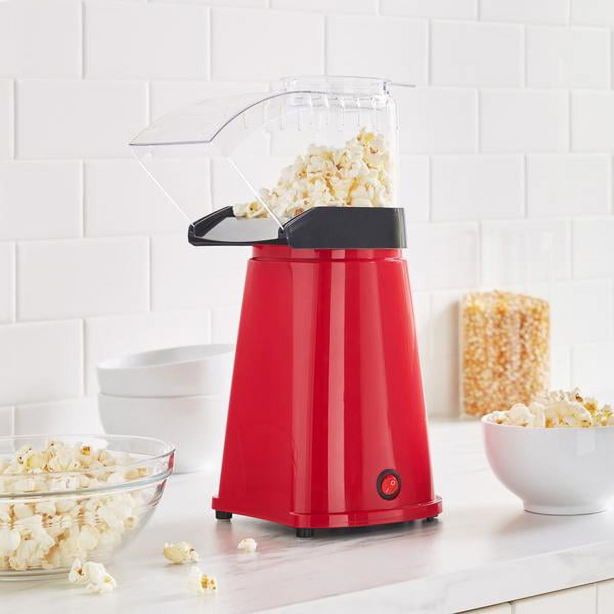 Ovente Hot Air Popcorn Maker with Detachable Cup - Turquoise