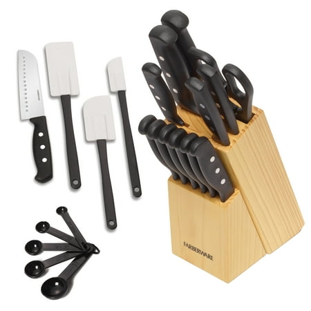 UPC 045908006938 product image for Farberware 22-Piece Never Needs Sharpening Cutlery Set with Block | upcitemdb.com
