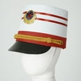 thumbnail image 6 of Aislor Marching Band Hat for Kids Drum Major Hat with Gold TrimToy Soldier Costume Accessories, 6 of 7