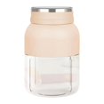 thumbnail image 4 of Licuadora portátil, exprimidor de cítricos, batidos, botella deportiva, máquina para hacer batidos, ligera Beige Blanco, 4 of 9