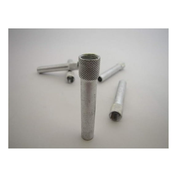 Metal Conduit Stems 2 1/2", 5 Pack - Lighting Downstems - Aluminum Pipe Connectors - Standard 1/8 IP Threads - Metal Pipe Assembly Kits Accessories