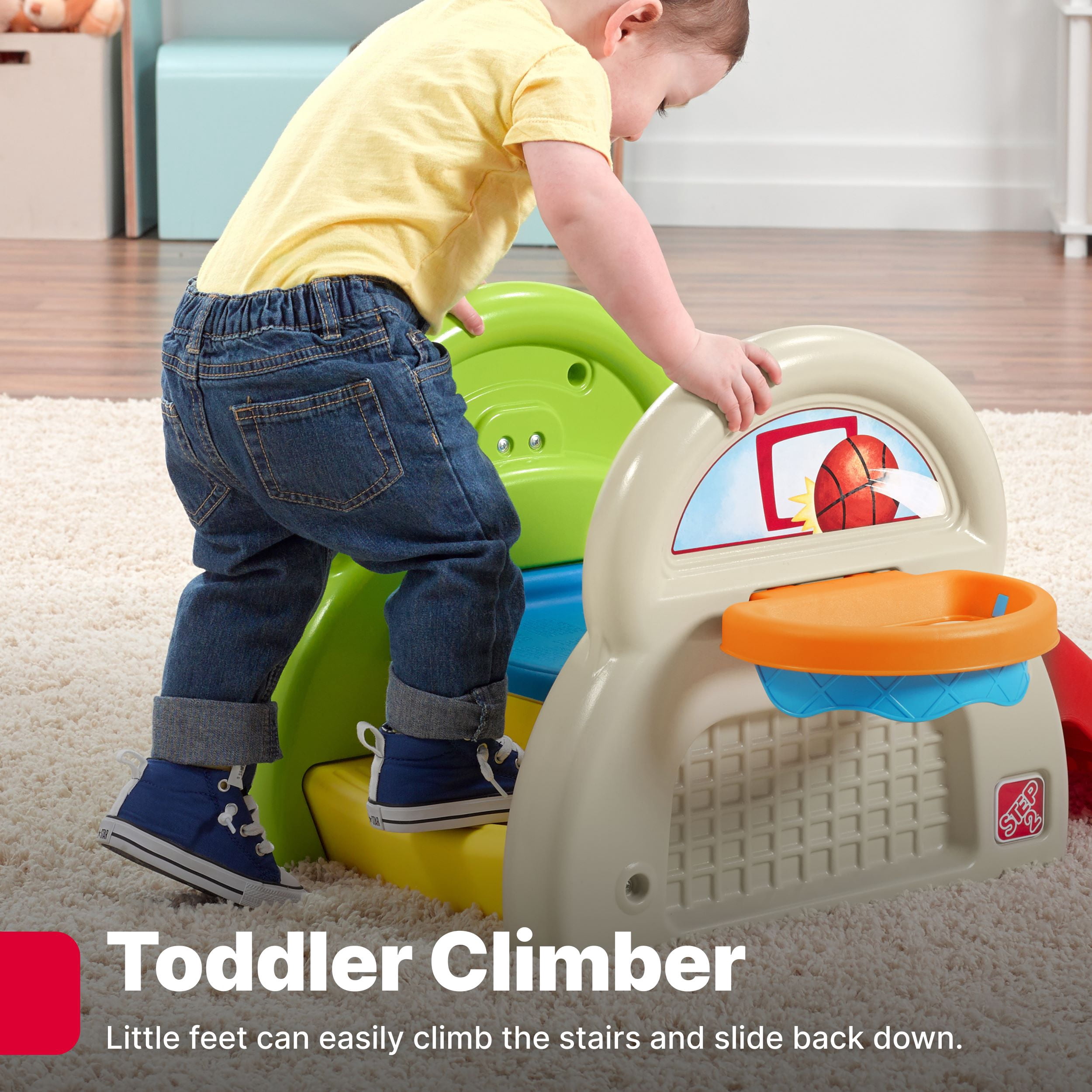 Step2 Sports-Tastic Activity Center, Toddler Sports Playset, Play