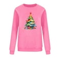 thumbnail image 6 of Christmas Sweatshirts for Womens Christmas Clothing Loose Plus Size Blouses Tops Fashion Cute Xmas Tree Printed Shirts Pullover Winter Long Sleeve Crewneck Sweaters, 6 of 6