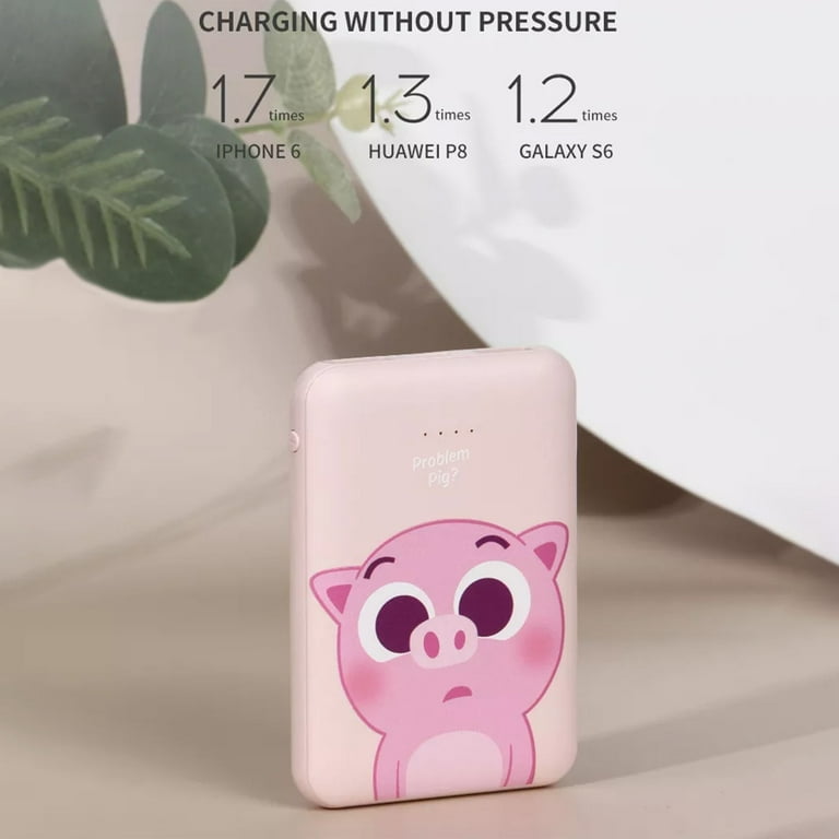 FASLMH Cute cartoon Power Bank 5000mAh Battery Pack with Dual USB
