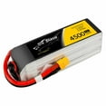 thumbnail image 2 of Tattu 4500mAh 22.2V 25C 6S1P LiPo Battery Pack with XT60 Plug for Align Trex .600 Helicopter, 2 of 5