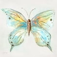 thumbnail image 2 of Tava Studios 26x26 Black Ornate Wood Framed with Double Matting Museum Art Print Titled - Artful Butterfly II, 2 of 4