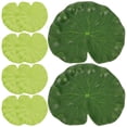 thumbnail image 4 of BRIGHTFUFU 10 piezas 18 CM decoración de piscina flotante agua decorativa acuario estanque de peces paisaje hoja de loto (verde), 4 of 8
