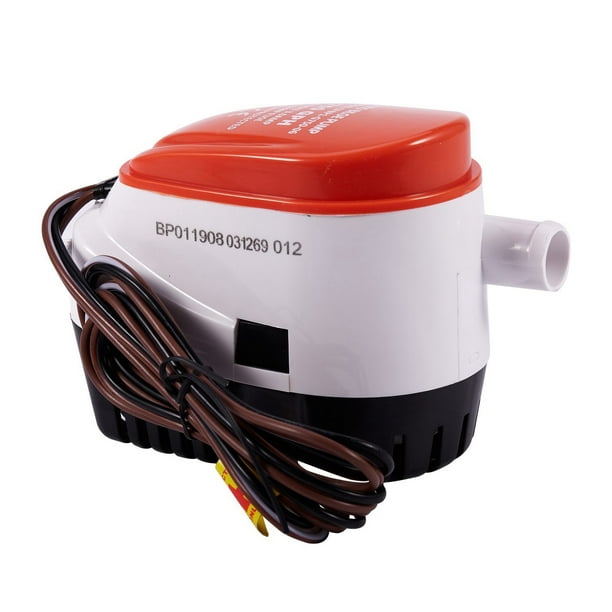 Pompe de cale submersible automatique de 750 GHPH avec commutateur à flotteur intégré Accessoire de bateau marin - Sport