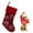 Red, variant on Pet Christmas Stockings for Dogs Cats, Christmas Pet Stocking Socks Dog Cat Paw Plaid Xmas Tree Hanging Ornament Gift