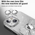 thumbnail image 3 of Case for iPhone 15 Case Glitter Bling Crystal Bow Design Full Camera Lens Protector Anti-Scratch Bumper Shockproof Cover Women Girls Soft TPU Case for iPhone 15 Sliver KDL, 3 of 13