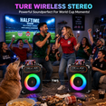 thumbnail image 4 of JYX Karaoke Machine, Bluetooth Home Singing Machine, Party Speaker, Portable PA System, TV Connected, Echo Adjustment, TWS, 4 of 13