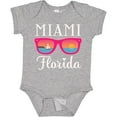 thumbnail image 3 of Inktastic Miami Florida Vacation Beach Trip Girls Baby Bodysuit, 3 of 5
