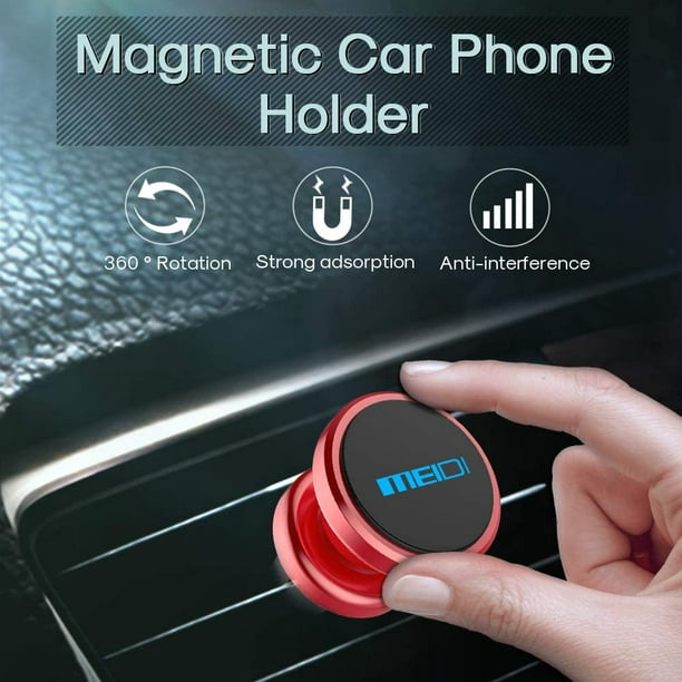 Support Téléphone Voiture Magnétique à Grille d'aération (Rotation de 360°), Apple iPhone 7