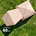 thumbnail image 5 of MOPHOTO 2-4 Person Inflatable Tents for Camping, Blow Up Tent with Hand Pump, Easy Setup Inflatable Hot Tent with Stove Jack, Waterproof Oxford Air Glamping Tents for Camping Adult, 5 of 9