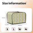 thumbnail image 5 of Fotbe Dog And Flower for Two Slice Toaster Cover, Fingerprint Protector, Super Soft Appliance Cover And Dust Cover,Bread Dust Cover & Fingerprint Protection, 5 of 7