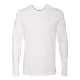 thumbnail image 1 of Next Level Chandail Ras du Cou à Manches Longues en Coton, m, Blanc, 1 of 3