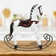 thumbnail image 4 of Caballo Mecedora De Madera ANGGREK Hecho A Mano Tallado Pintado Niños Juguete, 4 of 7