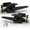 Matte Black, variant on Mega Handles | Schein Passage Lever | Satin Brass