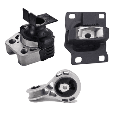 Set of 3 ISA Engine Motor Mounts Compatible with 2008 2009 2010 2011 Ford Focus 2.0L l4 Replacement for A5312, A5322, A2986