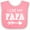 Pink and White, variant on Inktastic I Love My Papa with Arrow Boys or Girls Baby Bib