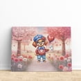 thumbnail image 3 of Happy Valentine’s Day Adorable Vizsla Puppy Holding Heart Balloon Horizontal Matte Canvas Poster Vizslas Dog Lover Gifts Idea Wall Art Home Decor - 00030, 3 of 5
