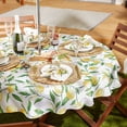 thumbnail image 6 of Lemon Bliss Outdoor Tabletop, Collection Stain Resistant & Waterproof, 60" Round w/Zipper, 6 of 6